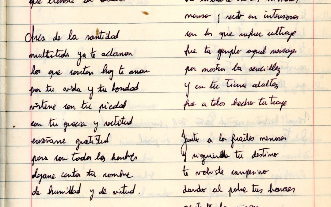 Verso a lo divino / San Francisco de Asís