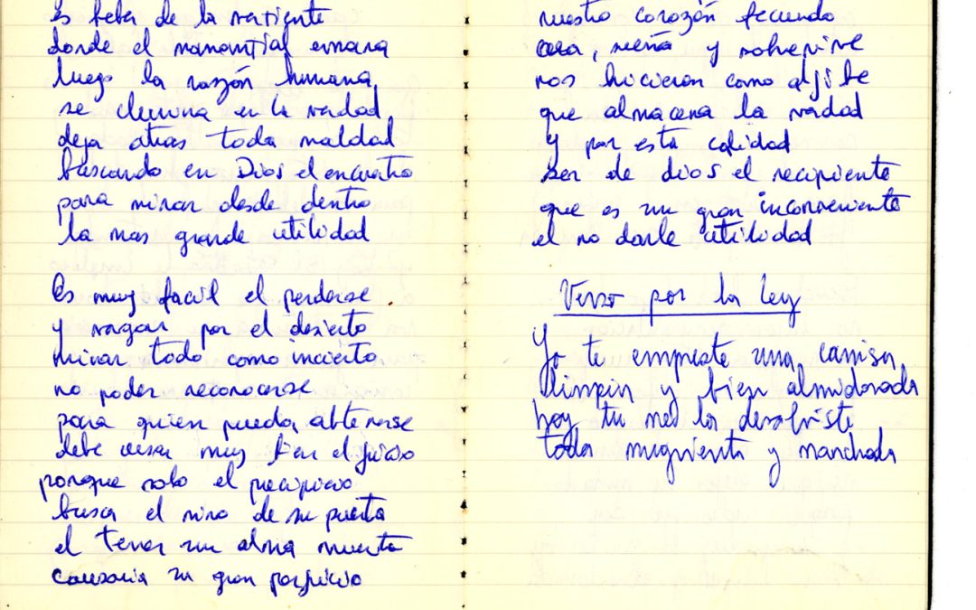 Verso a lo divino / Por la ley