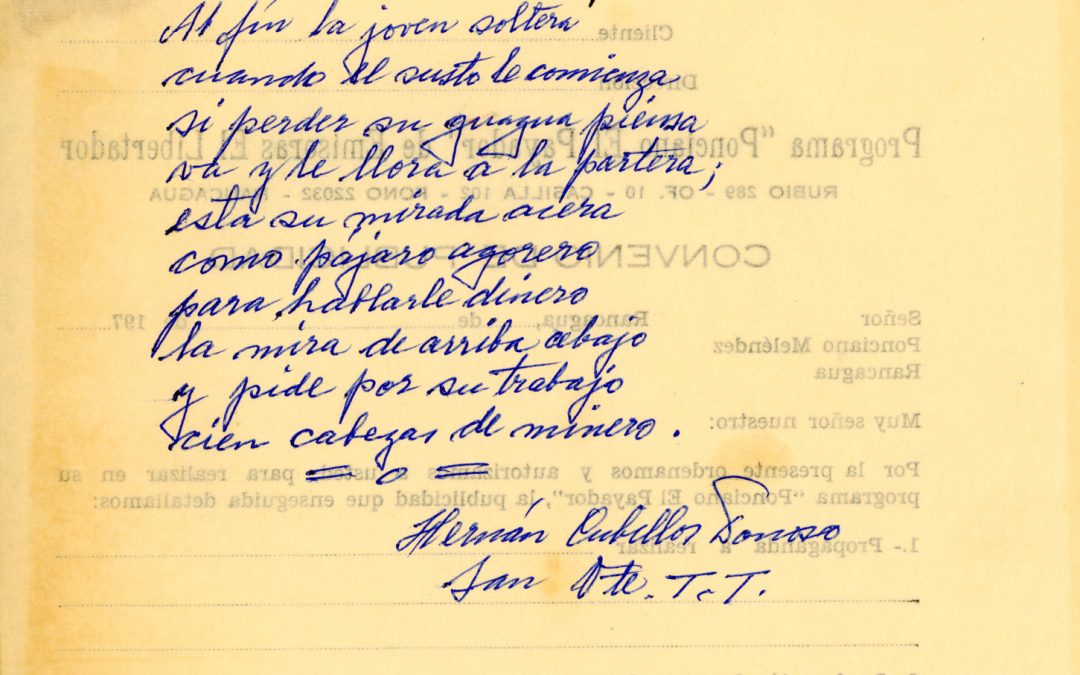 Verso a lo humano / Niña soltera